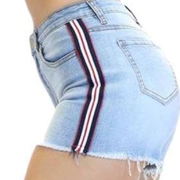 G-Style USA American Bazi Women's Cute Cutoff Denim Jean Short Shorts - Picture 2 of 6